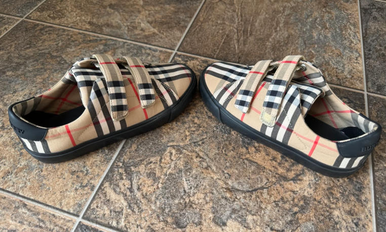 burberry slip on sneakers