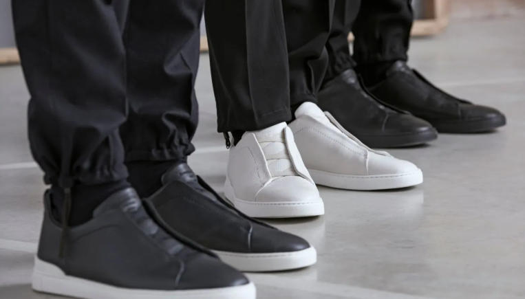 zegna white sneakers
