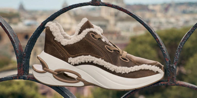 mens designer leather trainers