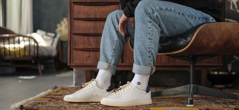 luxury white trainers