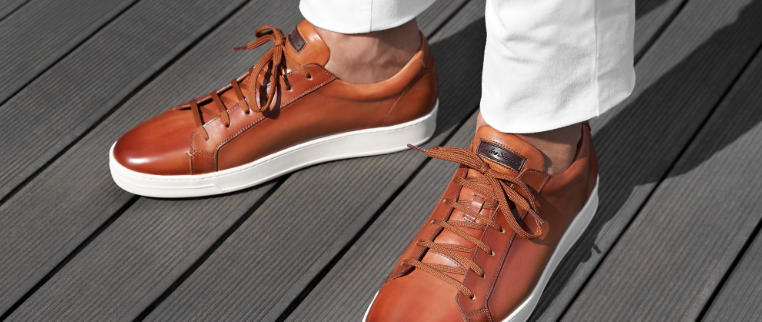 brown luxury sneakers