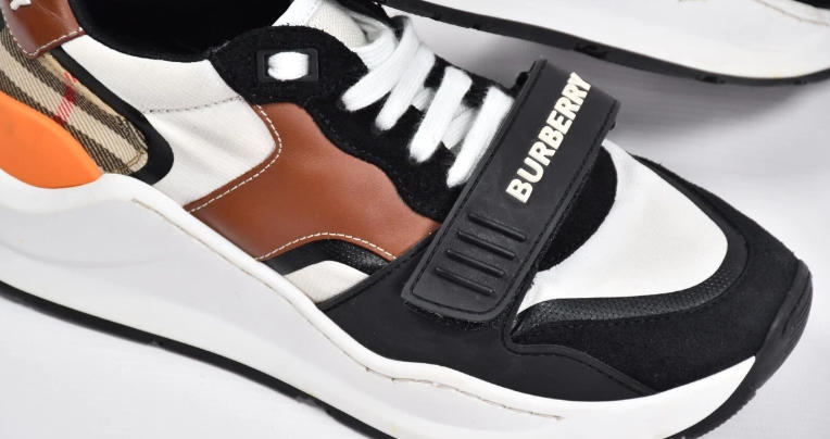 burberry check trainers