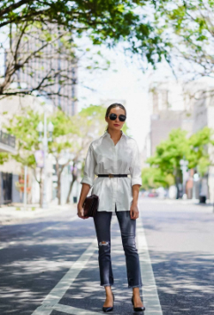 White Shirt Workwear Styling