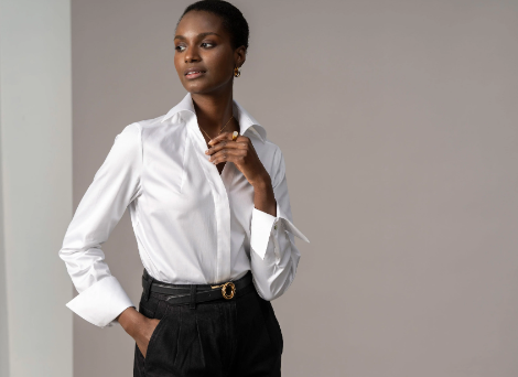 Modern Classic White Shirt Style