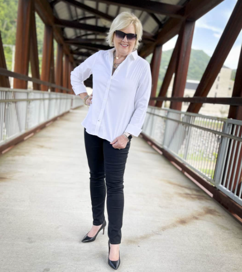 White Shirt with Black Outfits