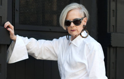 White Shirt for Mature Style