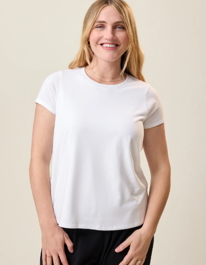 White Shirt for Slim Builds