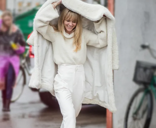 White Shirt Cold Weather Looks