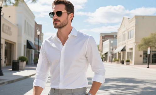 Refined White Shirt Styling