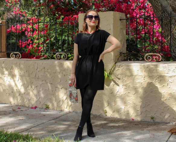 How to Dress Up a Simple Black Dress