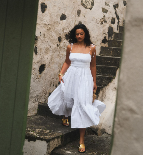 How to Wear a White Dress Casually