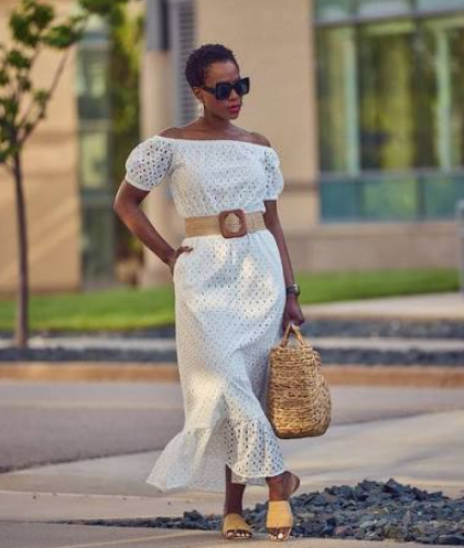 White Sundress Outfit Ideas